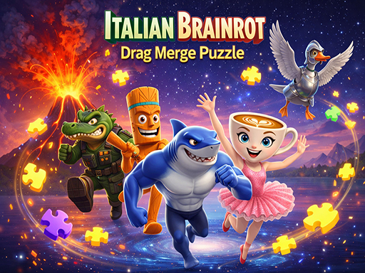 Thumbnail for Italian Brainrot Drag Merge Puzzle